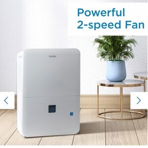 Danby 50 Pint Dehumidifier with Pump in White